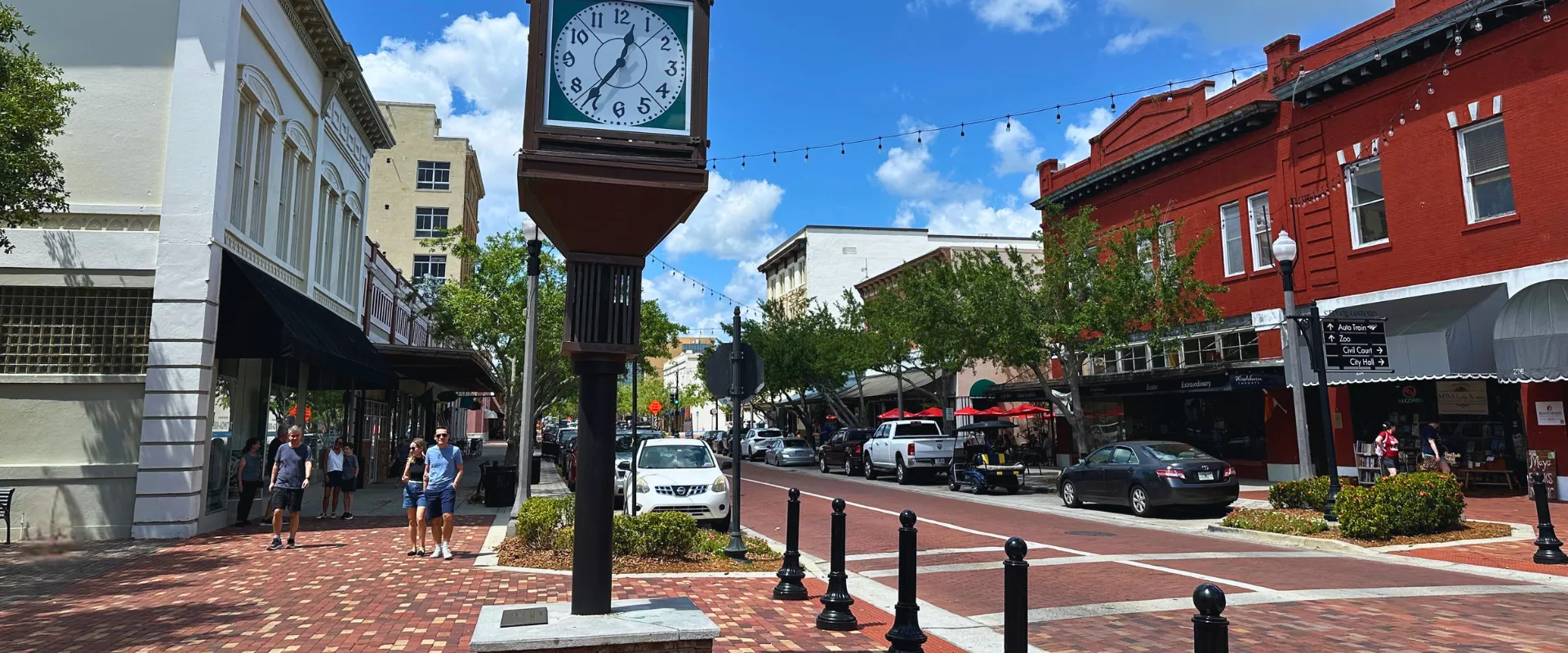 Historic buildings in downtown Sanford Florida