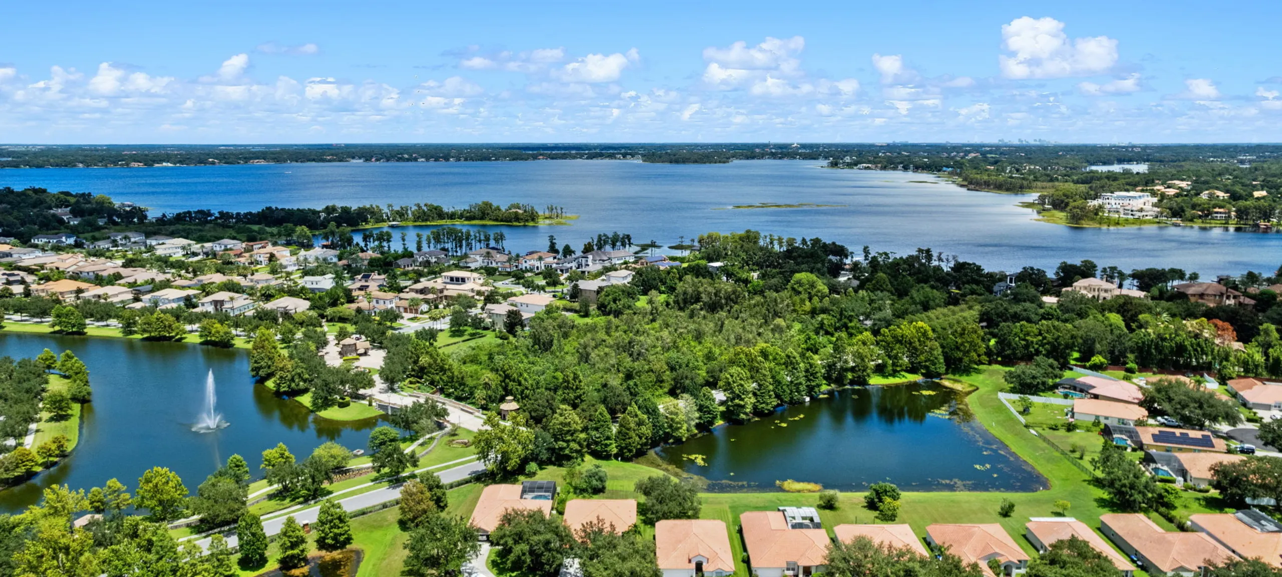 Butler Chain of Lakes waterfront in Windermere Florida